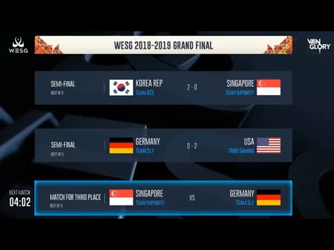 VAINGLORY 4.0 GERMANY VS SINGAPORE GAME 3 WESG 2018-2019