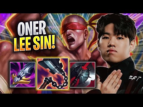 ONER IS SO GOOD WITH LEE SIN! - T1 Oner Plays Lee Sin JUNGLE vs Poppy! | Season 2023