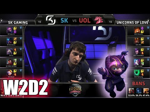 SK Gaming vs Unicorns of Love | S5 EU LCS Spring 2015 Week 2 Day 2 | SK vs UOL W2D2G4 VOD 60FPS