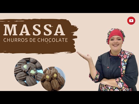 Massa Churros de chocolate para modeladora e manual