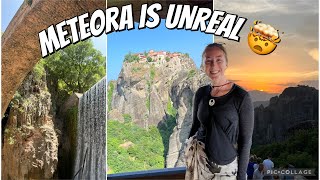 Hiking Meteora’s Monasteries & a Hidden Waterfall | Greece’s Most Magical Sunset