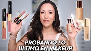 Probando lo Ultimo en Makeup 🥰 |Guerlain Glow foundation|Chanel Lipsticks| Estee Lauder Concelear.