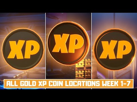 All Gold XP Coins Locations Guide Week 1-7! - Fortnite Chapter 2 Season 2