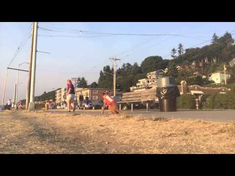 Playing Around with Rouge on Alki Ave.