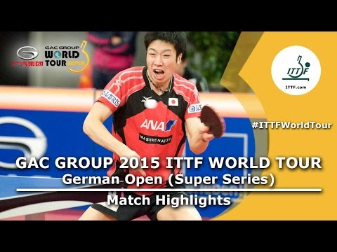 German Open 2015 Highlights: MIZUTANI Jun vs MENGEL Steffen (1/32)