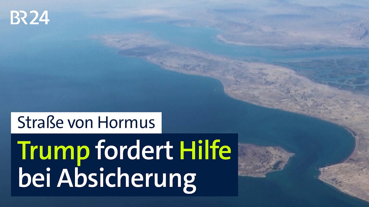 Krieg in Nahost: US-Präsident Trump drängt andere Länder zur Entsendung von Kriegsschiffen | BR24