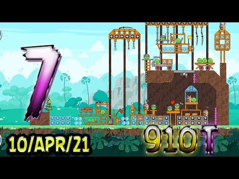 Angry Birds Friends Level 7 Tournament 910 Highscore POWER-UP walkthrough