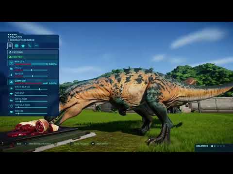 All different acrocanthosaurus skins