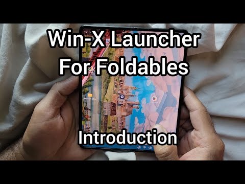 Win-X Launcher for Foldables video thumbnail