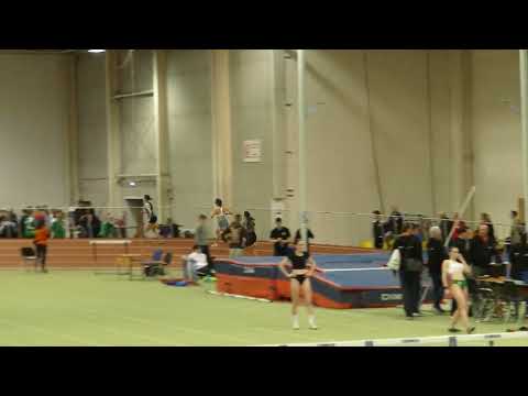 Gulyás Zóra futamgyőzelme a 200 m-es síkfutás U20 8. időfutamában