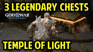 Temple of Light: All 3 Legendary Chest Location &amp; Solution | God of War Ragnarok