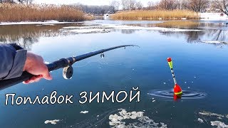 Ловля окуня на поплавок зимой