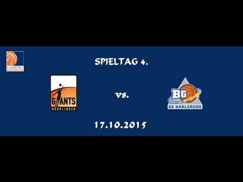17.10.2015 Spieltag 4. Giants - BG Karlsruhe