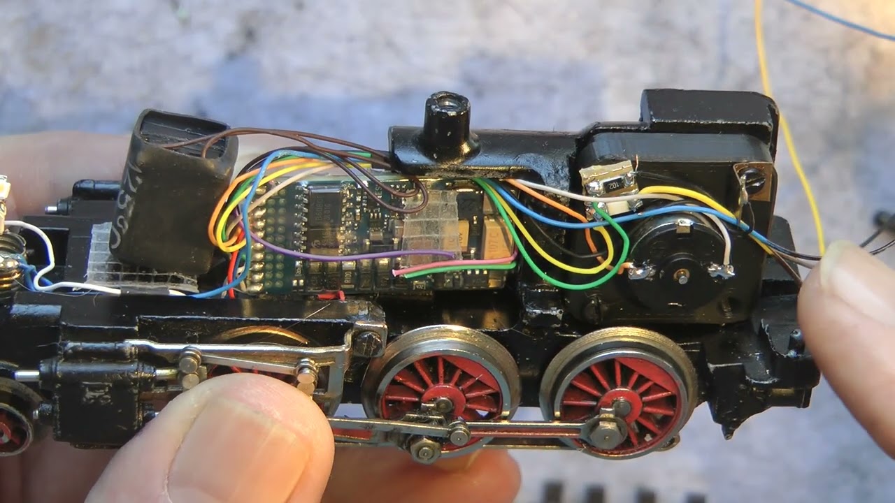 Wolfgangs Märklin Modellbahn -BR 24 bekommt SB Glockenanker und Sound