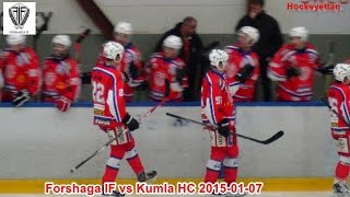 preview picture of video 'Forshaga IF vs Kumla HC 2015 01 07'