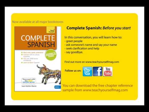 9781444100013 Complete Spanish - Before You Start