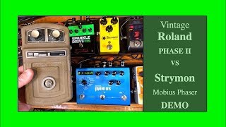 Video thumbnail for Vintage Roland Phase II  vs.  Strymon Mobius DEMO by Trevor Dick