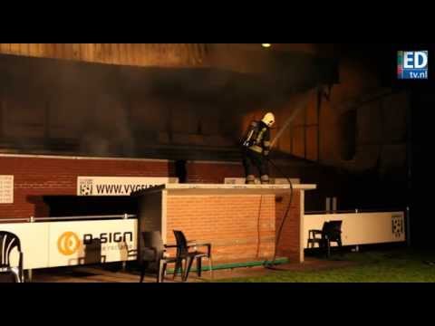 Brand bij voetbalvereniging Geldrop