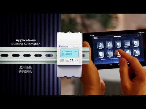 SDM54-M Three Phase 100A Energy Meter in 3 Modules Din Rail