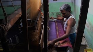 Kanjeevaram pattu saree weaving