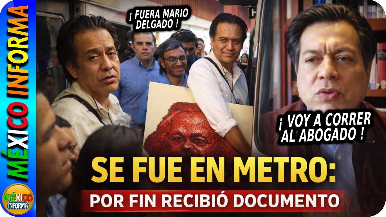 POR FIN RECIBIÓ DOCUMENTO. YA SE FUE DE LA SEP. SE LLEVÓ SU CUADRO. MARI0 DELGAD0 SE LAVA LAS MANOS.