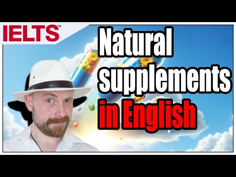 Vitamins, and Supplements in English