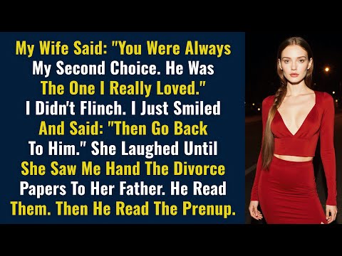 My Wife Said: "You Were Always My Second Choice. He Was The One I Really Loved." I Didn't Flinch…