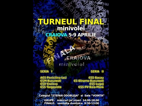 turneul final minivolei 2016/2017 CSS BACAU - PROVOLLEY BAIA MARE