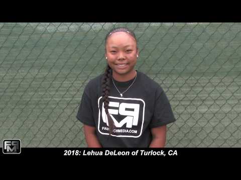 2018 Lehua DeLeon Speedy Slapper Shortstop and Second Base Softball Skills Video