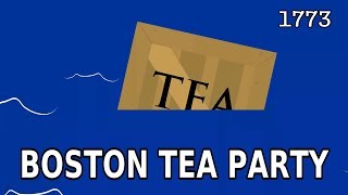 La STORIA della RIVOLUZIONE AMERICANA | Il Boston Tea Party