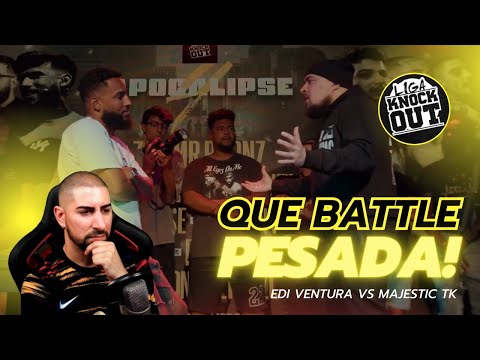 Possessivo reage a EDI VENTURA VS MAJESTIC TK | LIGA KNOCK OUT | APOCALIPSE 4