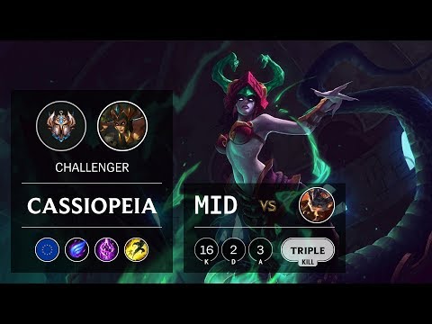 Cassiopeia Mid vs Rumble - EUW Challenger Patch 9.24