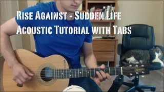 Rise Against - Sudden Life (Guitar Lesson/Tutorial with Tabs)