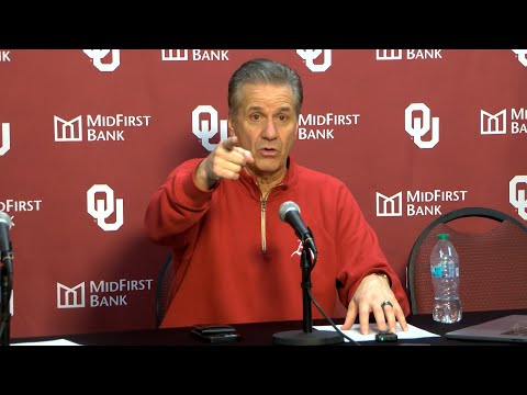 John Calipari post game following win at Oklahoma, Acuff shines again