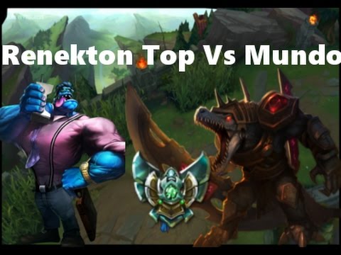 Lol Ranked Top Renekton Vs Mundo Commentary