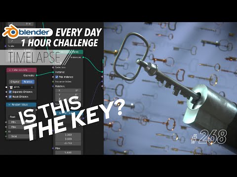 Finding the Key to Geometry Nodes - Blender Every Day #268