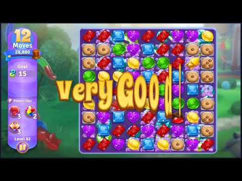 Wonka's World of Candy Level 82 - NO BOOSTERS + FULL STORY 🍫 | SKILLGAMING ✔️