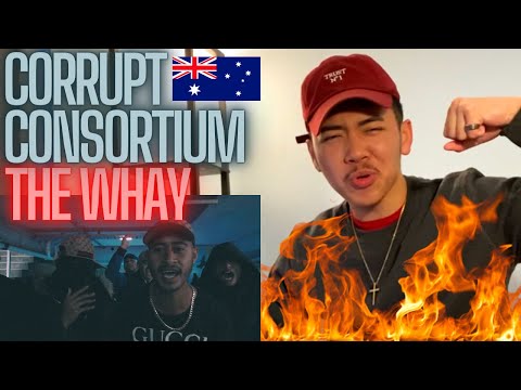 Corrupt Consortium - The WHAY ft. TaylorBangz AMERICAN REACTION! Australian Drill Rap Music 🇦🇺🔥
