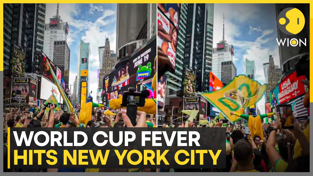 FIFA World Cup 2026: Fans Turn New York City Into World Cup Party | WION News