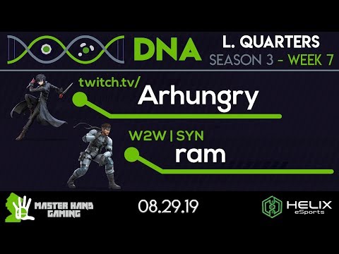 DNA S3:W7 - twitch.tv/Arhungry (Joker) vs. W2W | SYN | ram (Snake) - L Quarterfinals