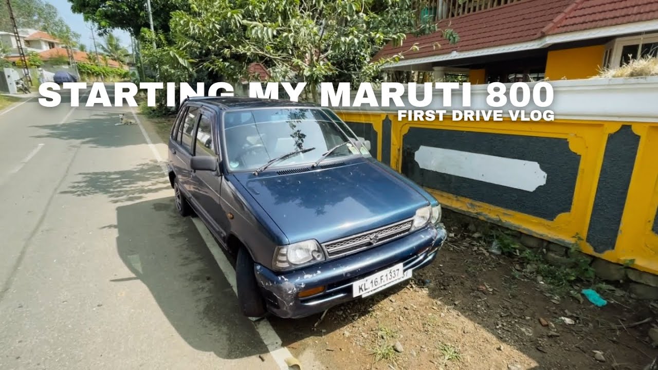 Starting My Maruti 800 | First Drive Vlog | Arun Loop