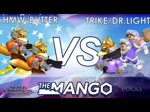 The Mango - HMW / Butterscotch (Red) VS Trichael Man / Dr. Light (Blue) - SSBM  Pools