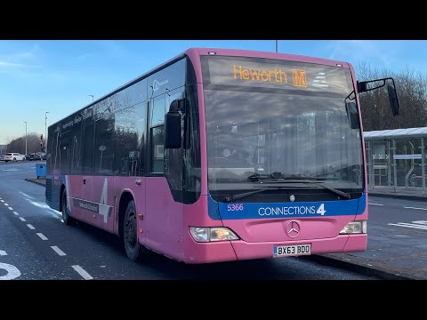 *Lovely Kickdown* Go North East Mercedes-Benz 0530 Citaro 5366 (BX63 BDO) Service:4