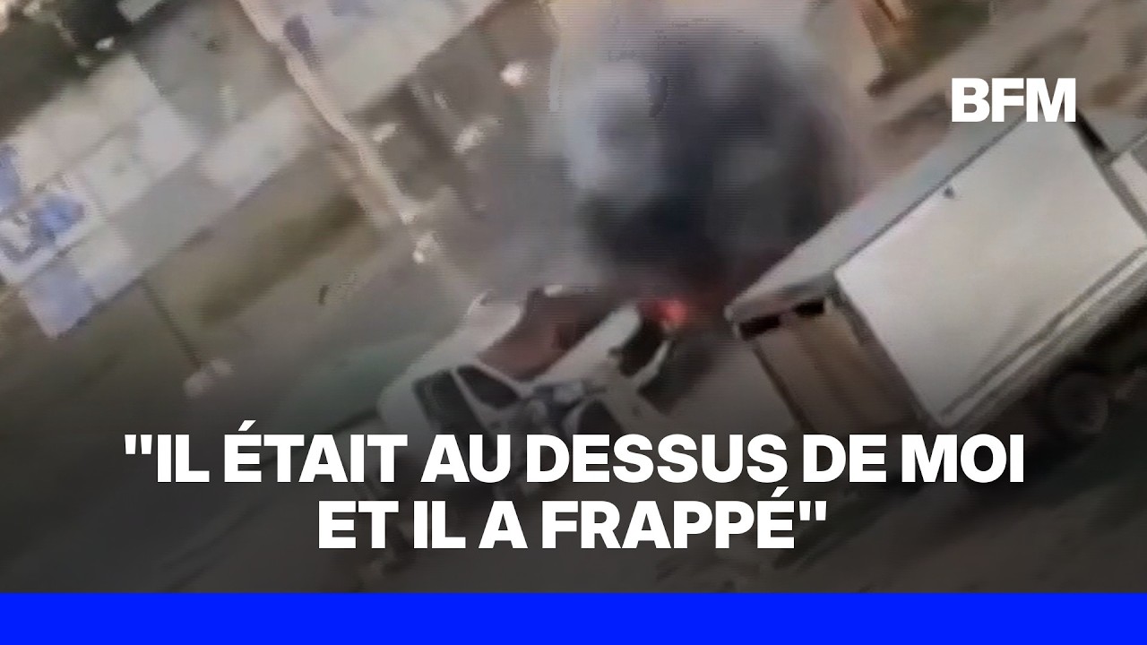 Guerre en Ukraine: un vendeur de légumes ukrainien est pourchassé par un drone