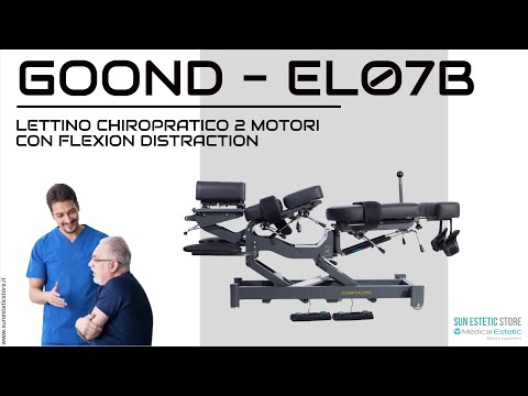 GOOND EL07B LETTINO CHIROPRATICO CON FLEXION DISTRACTION