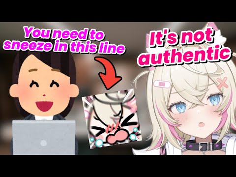 Mococo has a high standard when recording her sneezes [Hololive/FuwaMoco]