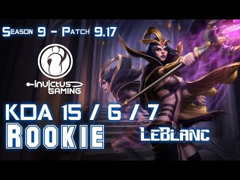 IG Rookie LEBLANC vs JAYCE Mid - Patch 9.17 KR Ranked