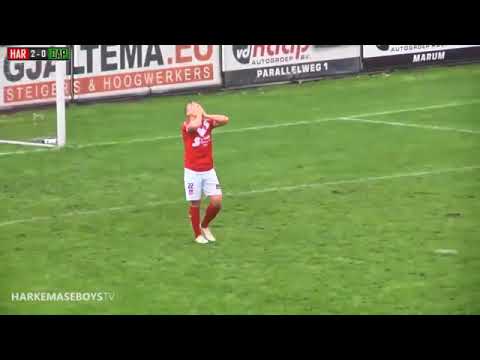 Harkemase Boys Player Dennis van Duinen worst open goal of 2017