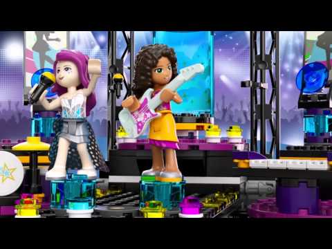 Vidéo LEGO Friends 41105 : La scène de la chanteuse