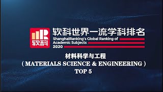 Global Top 5 Universities in Materials Science & Engineering 2020